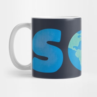 SOS - Save Our Planet Mug